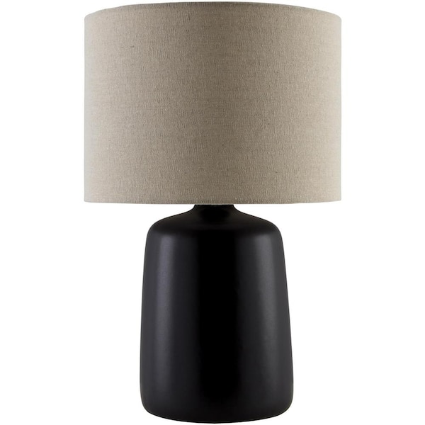 Elio ELI-008 16 in. H x 10 in. W x 10 in. D Accent Table Lamp, Beige