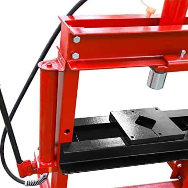 Big Red 12-Ton Shop Press with Stamping Plates T51201 - The Home Depot