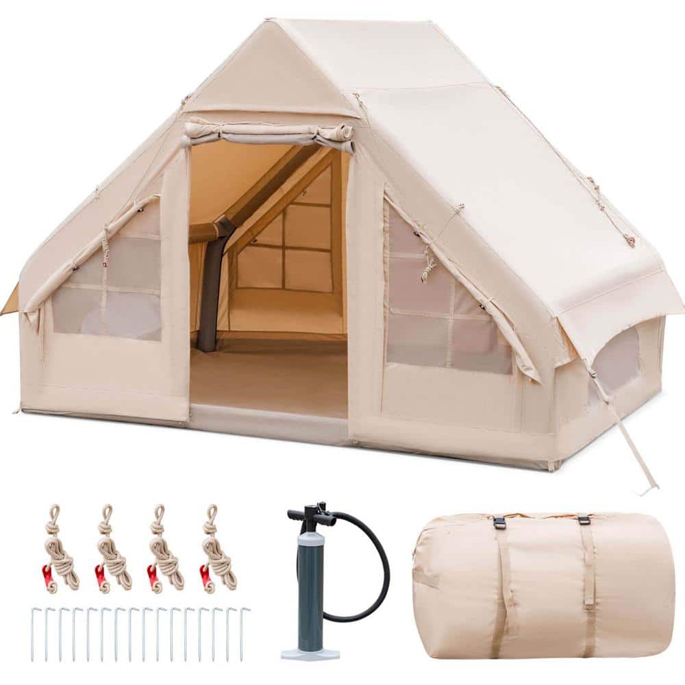 Outsunny 1 Person Compact Pop Up Portable Camping Cot Tent