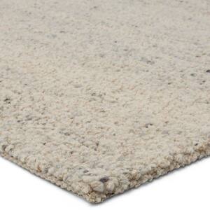 Lamay White 9 ft. x 12 ft. Solid Area Rug
