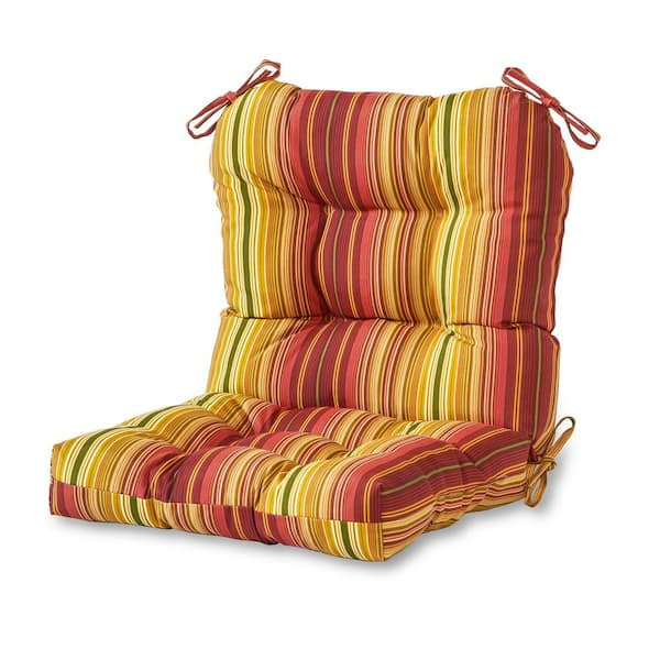 kinnabari stripe outdoor cushion