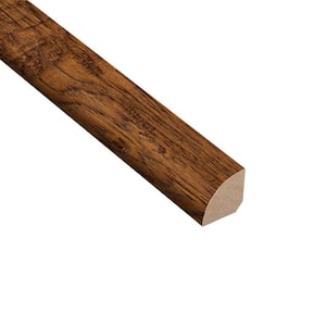 Distressed Palmero Hickory 3/4 in. Thick x 3/4 in. Wide x 94 in. Length Quarter Round Molding