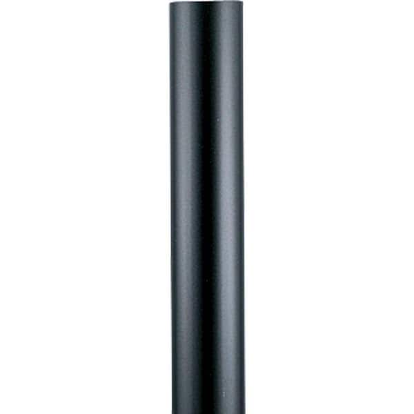 Outdoor 12' Matte Black Commercial Grade Aluminum Post for use with Outdoor Lanterns