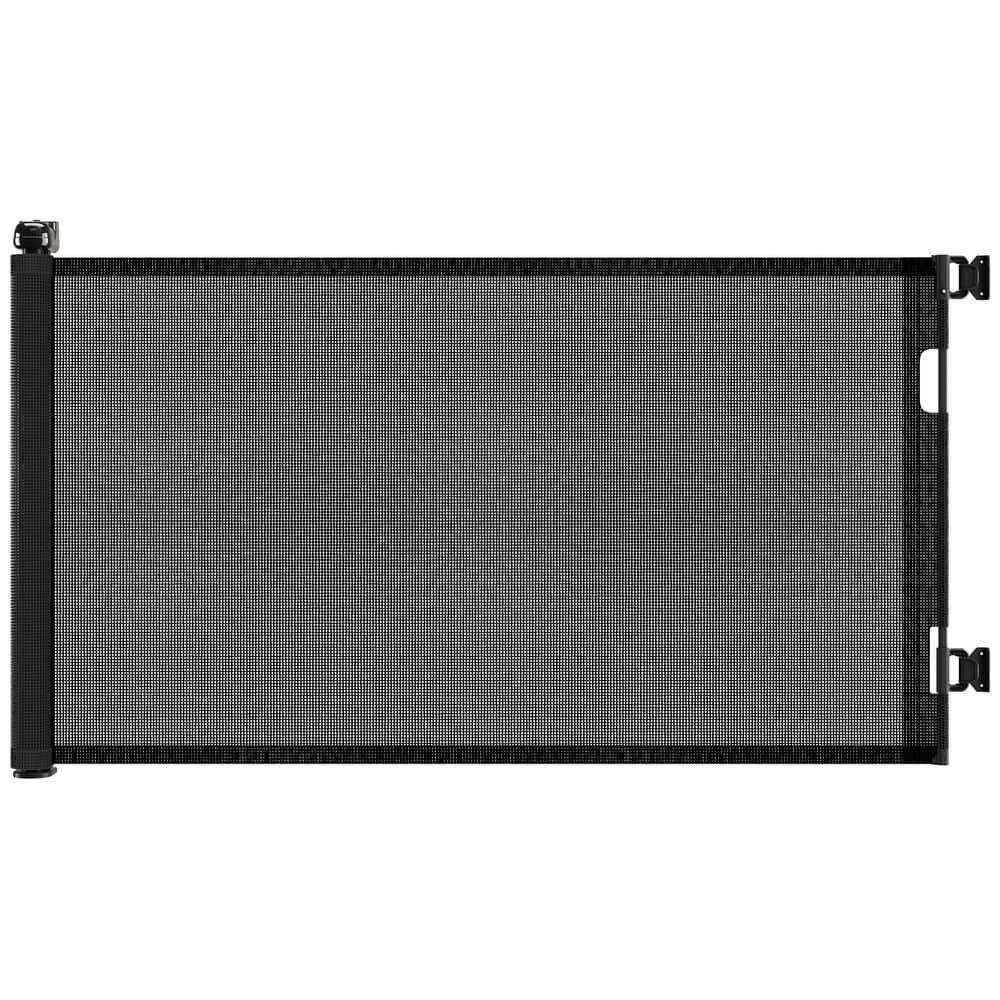 WTVWTV Retractable Pet and Baby Gate, 33 in. Tall Mesh Baby Gate, Extends up to 120 in. Wide Retractable Gate