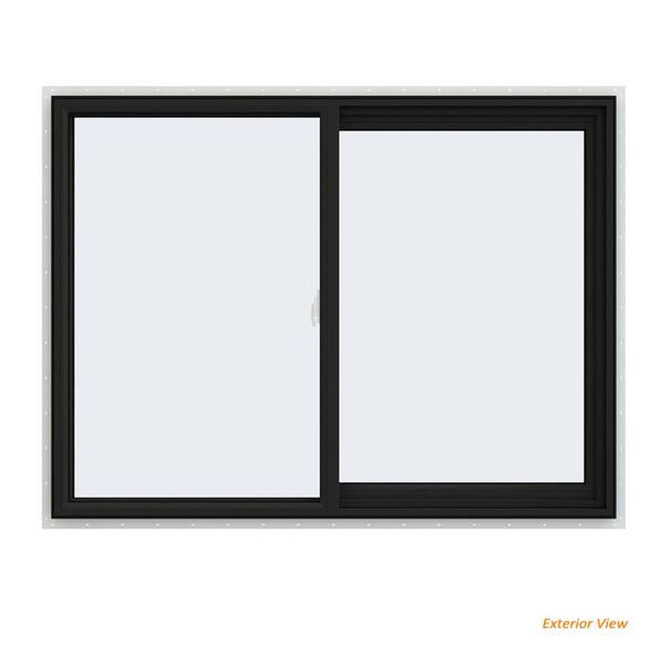 JELD-WEN 48 in. x 36 in. V-2500 Series Bronze Exterior/White
