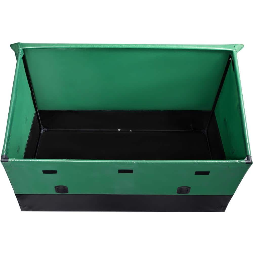 230 Gallon Outdoor Storage Deck Box, Waterproof PE Tarpaulin Patio Container with Galvanized Frame, 57.9 x 33.9 in. price history on PriceWatchPro