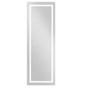 64.17 in. H x 21.25 in. W Classic Rectangle Frameless Dimmable Lights Vanity Mirror with Anti-Fog