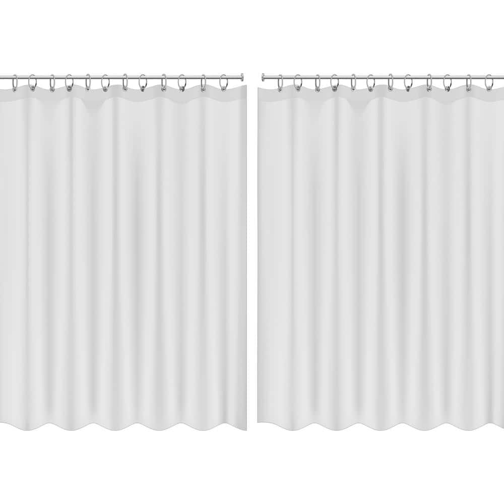 Clear PEVA Shower Curtain Liner with Stainless Steel Grommets