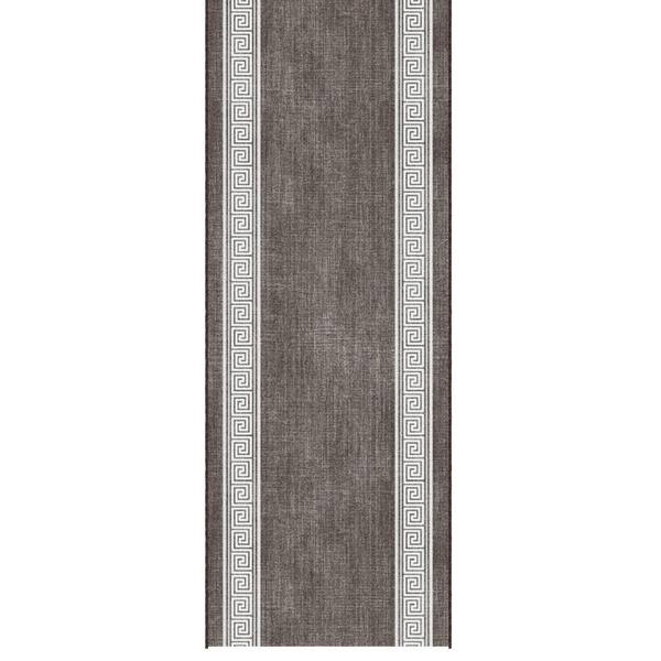Aisle 2 ft. x 41 ft. Soft Non-Slip,Low Pile Rug for Hallways, Events and Extra-Long 1 ft. 11 in.x41 ft. Runner Rug,Brown