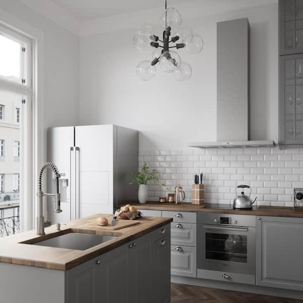 VIGO Edison Single Handle Pull-Down Sprayer Kitchen Faucet Set