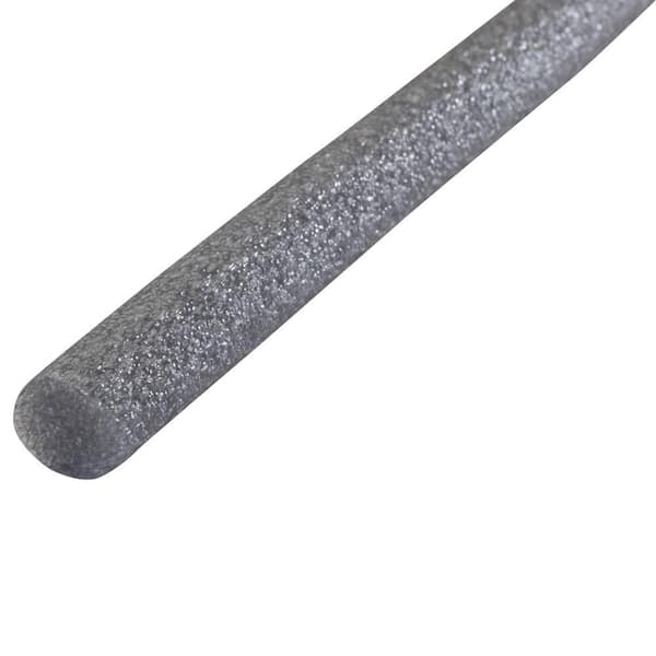 0.5 in. x 20 ft. Gray Foam Backer Rod Weatherstrip for Medium Gaps and Joints