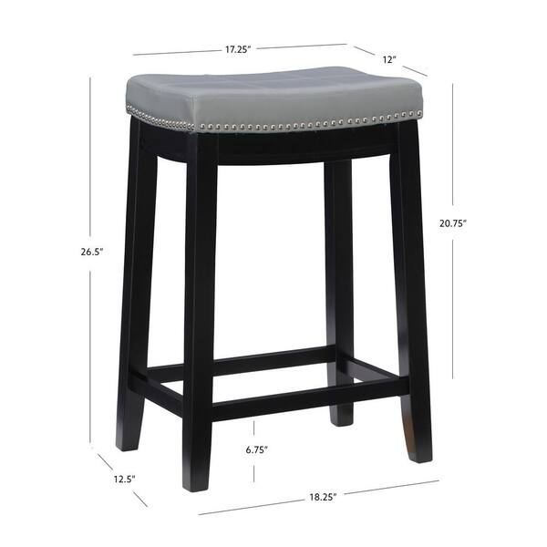 Linon store counter stool