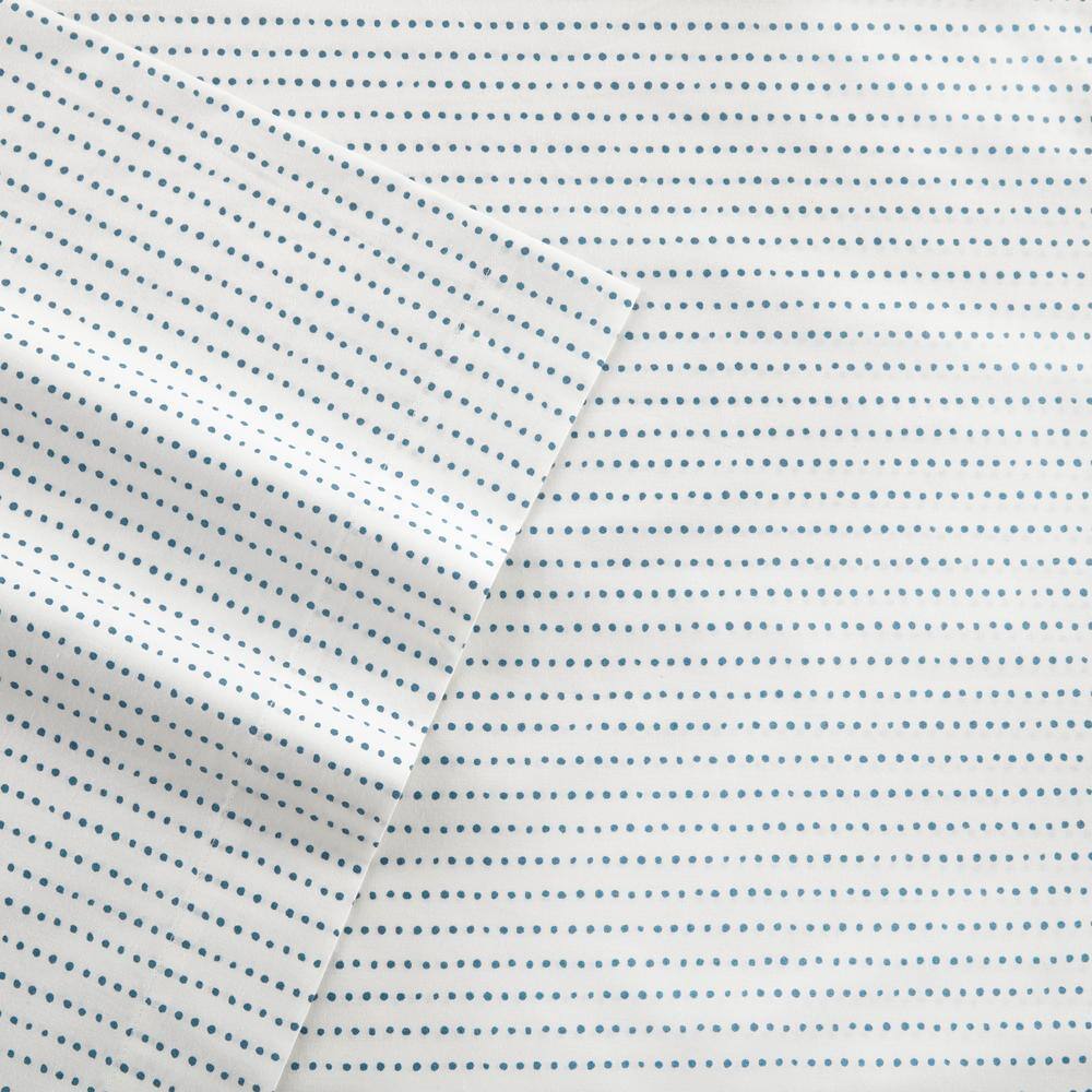 City Scene Twin White Cotton Percale Kids Sheet Set with Modern Prints