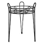 Gilbert & Bennett 15 in. Canterbury Scroll Top Metal Plant Stand ...