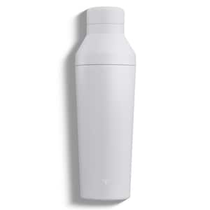 20 oz. White Vacuum Insulated Stainless Steel Cocktail Protein Shaker