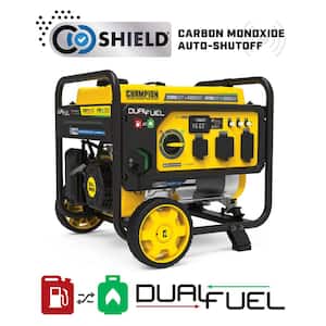 5300/4250-Watt Gasoline and Propane Powered Dual Fuel Portable Generator with CO Shield (CARB Compliant)