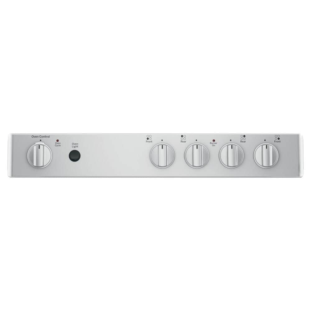 24" Stainless Steel Freestanding Electric Range with Modular Backguard