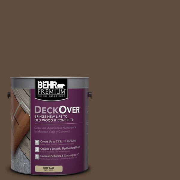 BEHR Premium DeckOver 1 gal. #SC-141 Tugboat Solid Color Exterior Wood and Concrete Coating