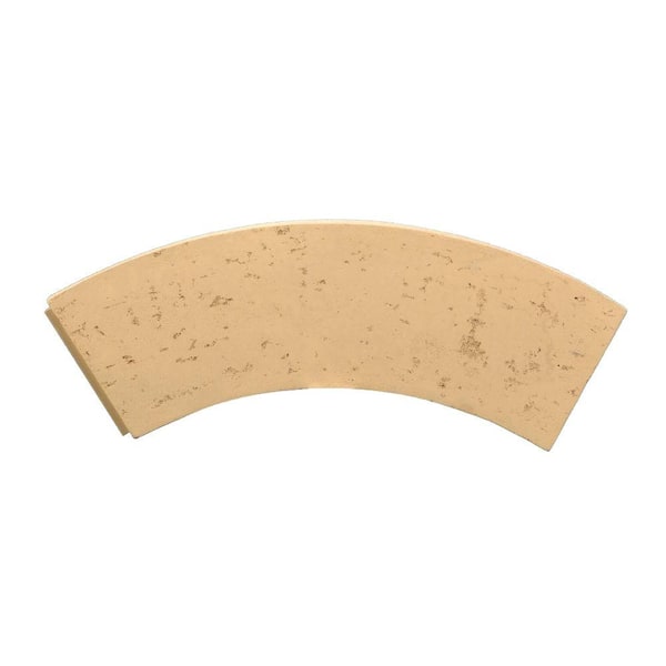 Fypon 24-5/8 in. Inside Width x 13-1/8 in. Height x 2-5/8 in. Polyurethane Stone Texture Arched Trim Block