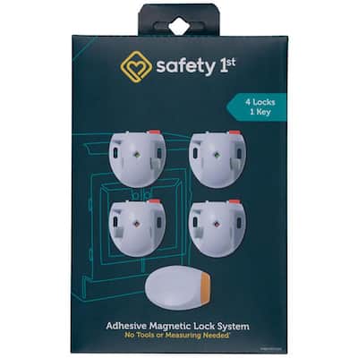 Adhesive Magnetic Lock System (5-Piece)