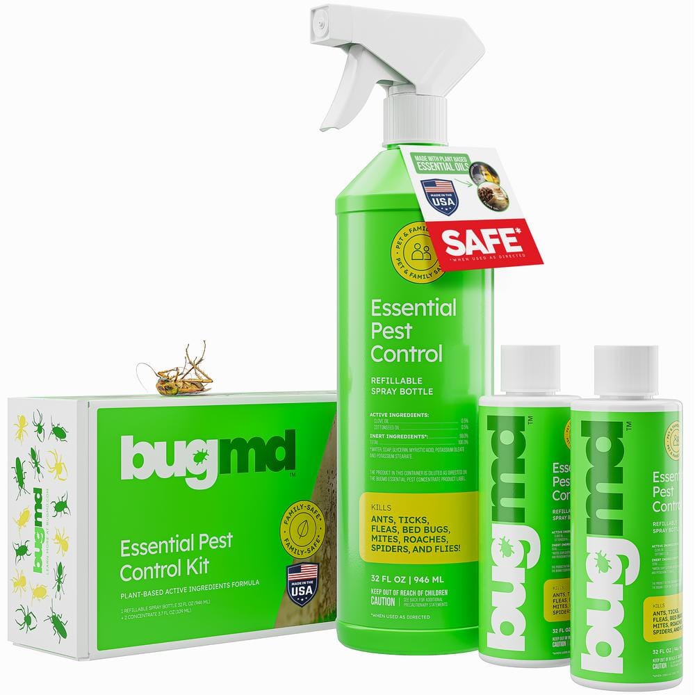 BUGMD Essential Pest Control Starter Kit 3.7 oz. Concentrated 