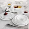 Gibson Ultra White Shadow 8pc Tempered Opal Glass Bowl/Lid Set - White -  20587321