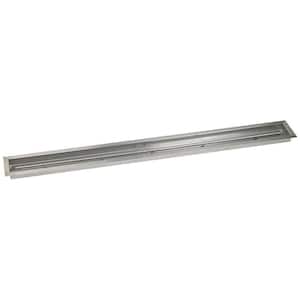 72 in. x 6 in. Stainless Steel Linear Drop-In Fire Pit Pan (T-Burner Included)