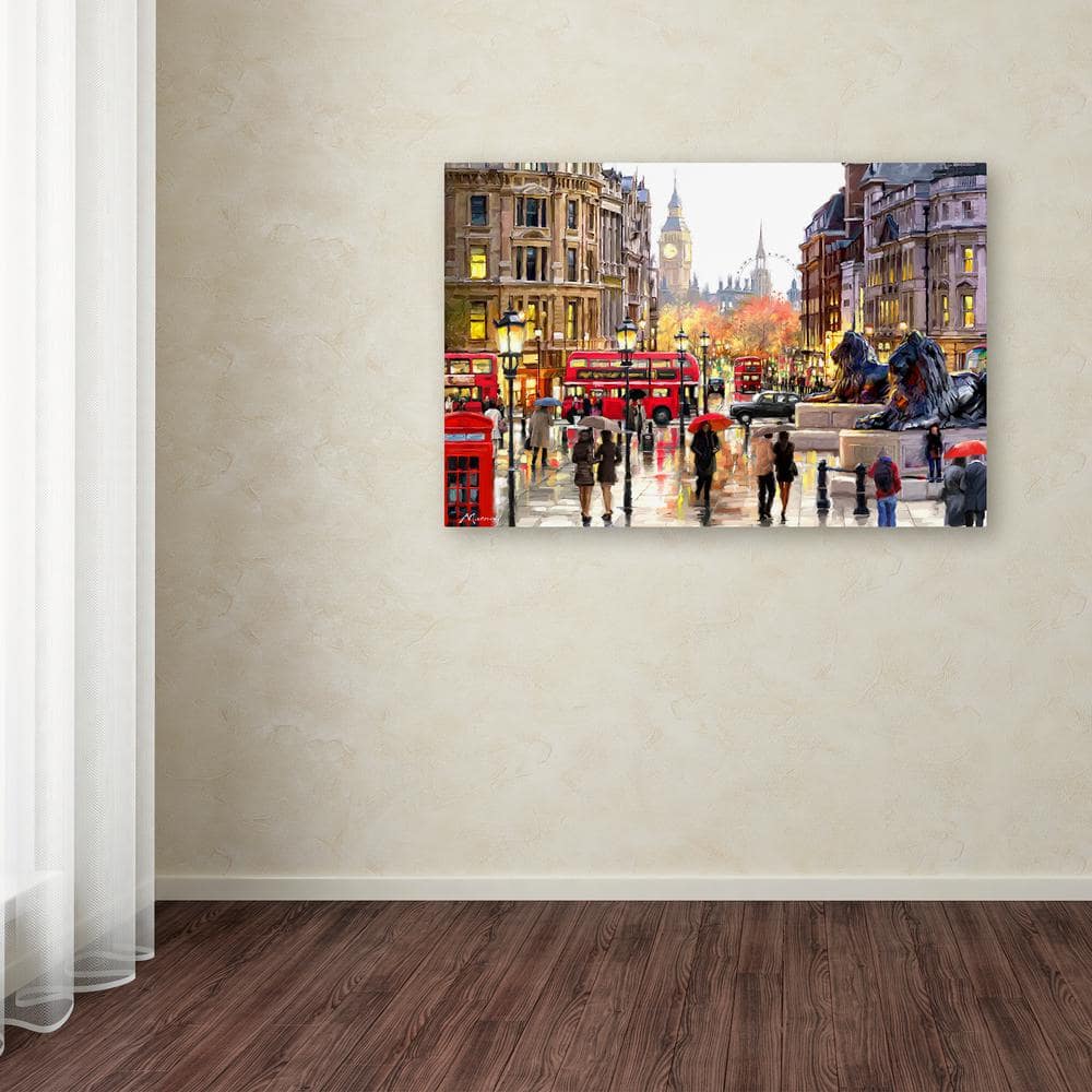 Multicolor Cityscape London Landscape Canvas Art for Kids