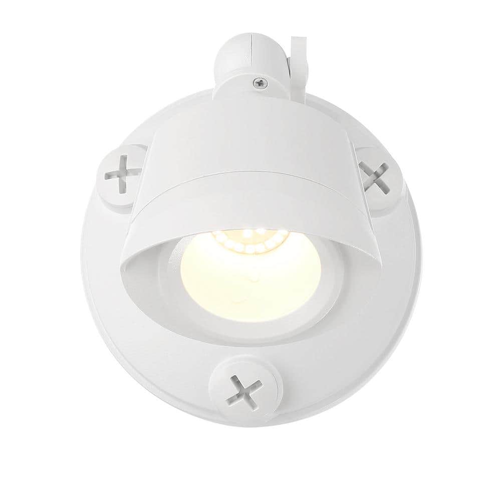 White Integrated LED Outdoor Security Flood Light