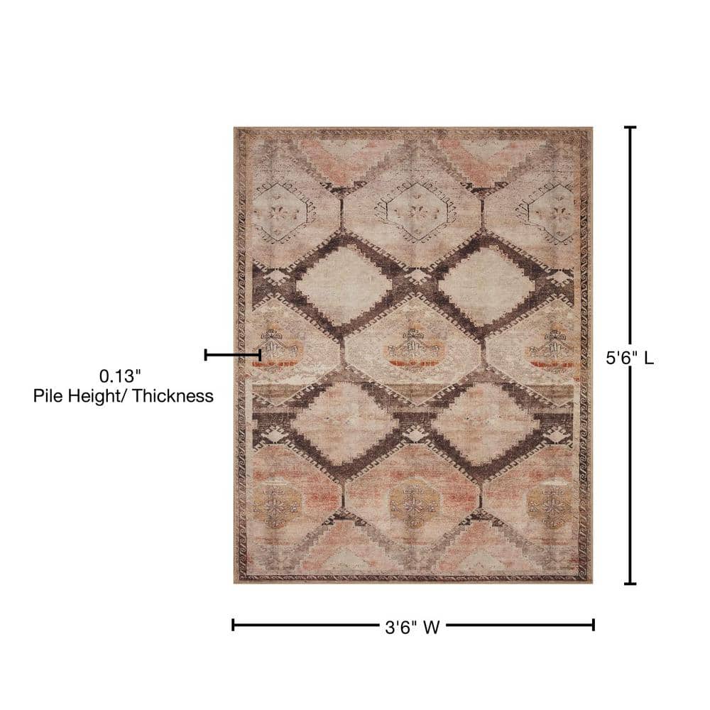 Handmade Wynter Graphite Easy-Care Synthetic Rectangular Rug