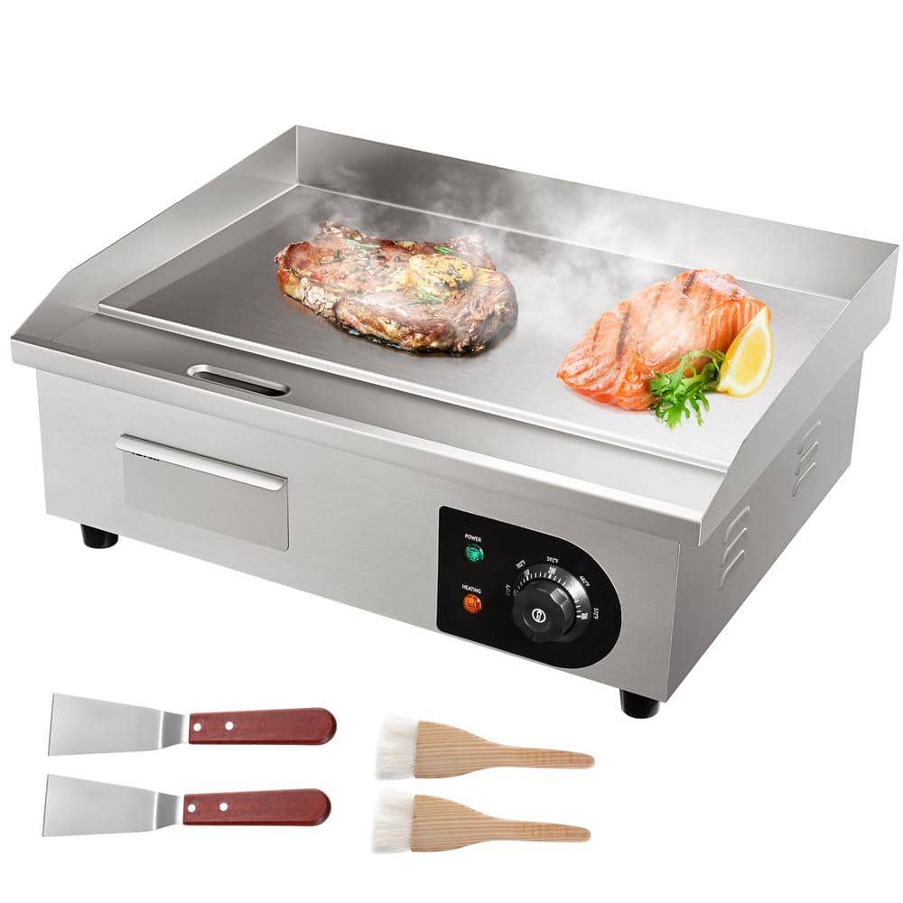 SKYSHALO 21 in. Commercial Electric Griddle 1600 W