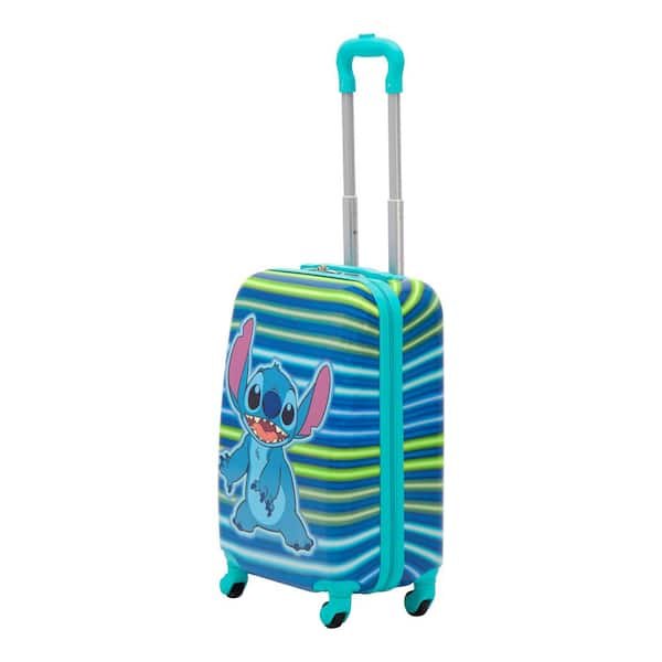 Disney Ful Stitch Neon All Over Print Kids 21 Luggage - Turquoise