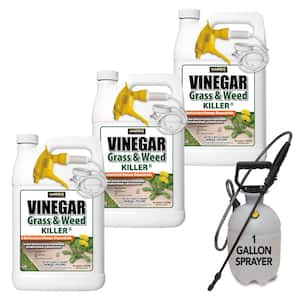 1 Gal. 20% Vinegar Weed Killer (3-Pack) and 1 Gal. Tank Sprayer Value Pack
