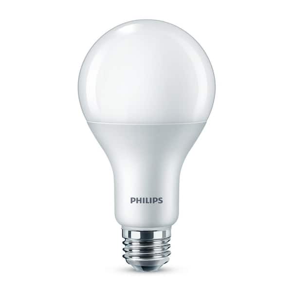 Philips 150-Watt Equivalent A21 Dimmable Energy Saving LED Light Bulb in Daylight, 5000K (2-Pack)