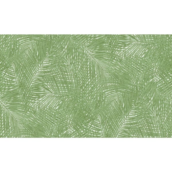 Advantage Botanical Green Wallpaper Sample