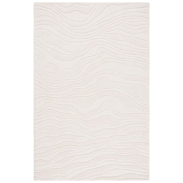 Rodeo Drive 2 ft. x 3 ft. Ivory Abstract Wavy Area Rug