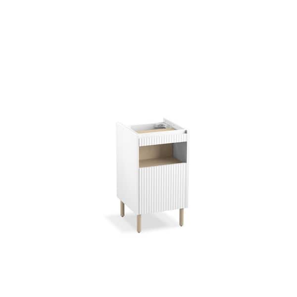 KOHLER Spacity 17 in. W x 17.4 in. D x 30.9 in. H Bathroom Vanity Cabinet without Top in White