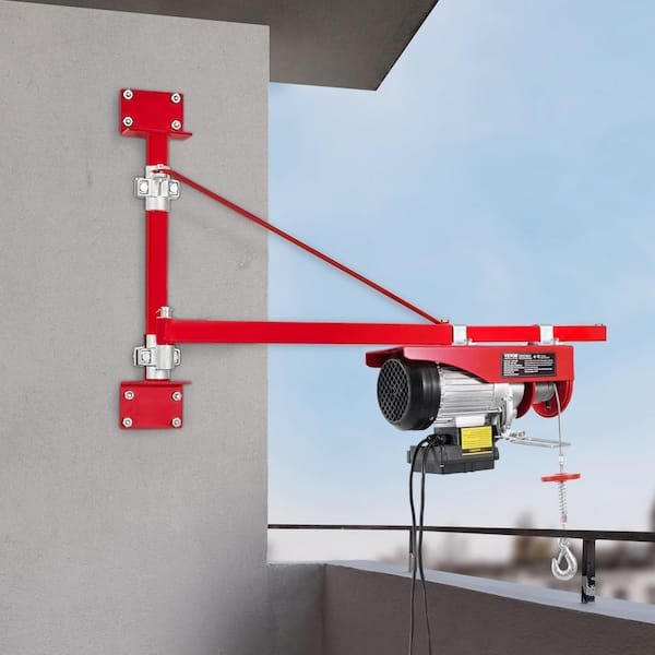 Electric Hoist, 1320 lbs. 120V Electric Winch with 328 ft. Wireless & 14 ft. Wired Remote Control, 40 ft. Lifting Height