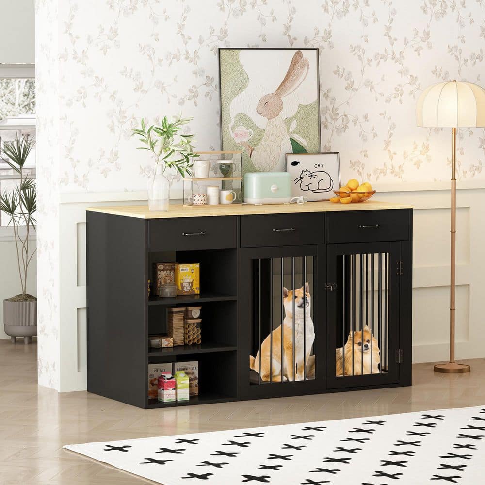 Photo inspiration: Picture Idea: Fufu Gaga Large Dog Crate Furniture With 3 Drawers And