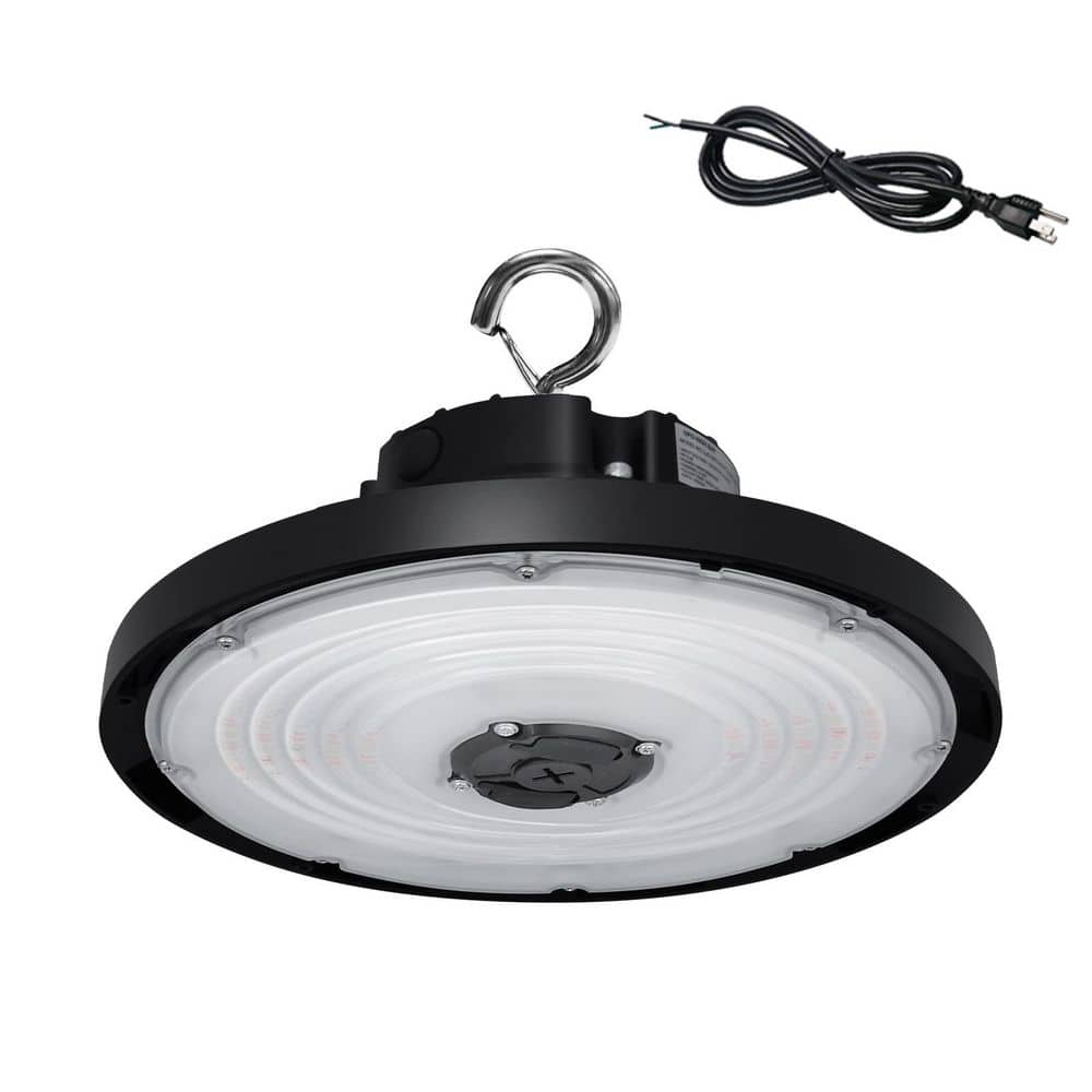 10.24 in. Black 22500LM 150W LED UFO High Bay Light with 3CCT Selectable LED High Bay Shop Light for Garage Warehouse price history on PriceWatchPro