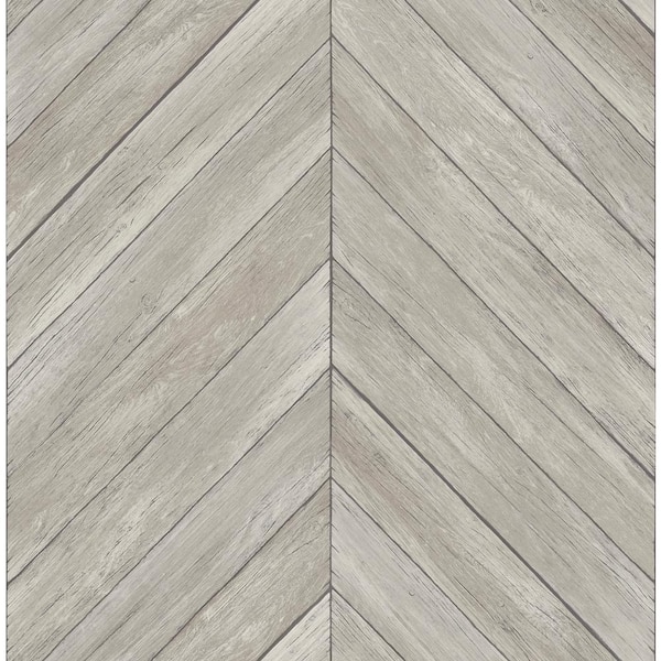 InHome Brown Wildwood Ash Peel and Stick Wallpaper Sample