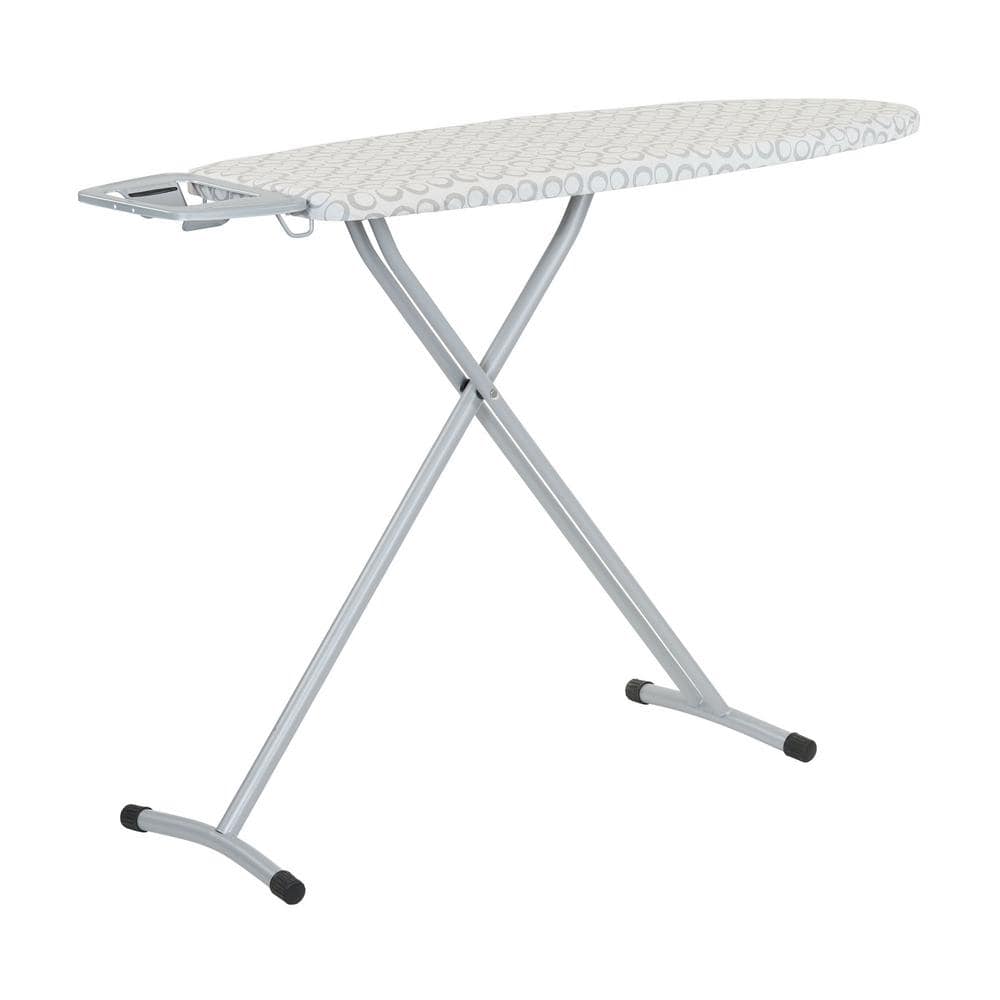 HOUSEHOLD ESSENTIALS 49 in. x 16 in. Steel Ironing Board Mesh Top ...