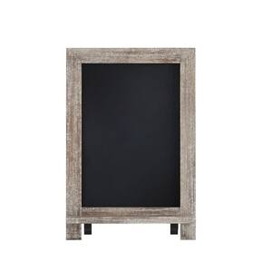 Weathered Brown Magnetic Tabletop Chalkboard
