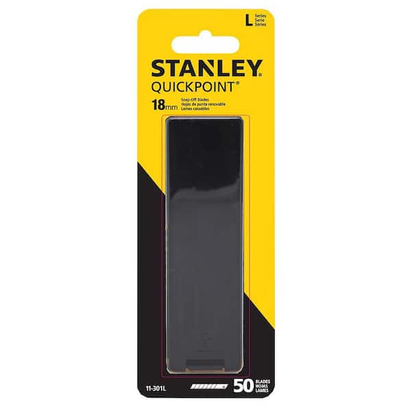Stanley Quickpoint Snap-Off 8 point Blades L Series 18mm 3-Pack Part# 11-301 