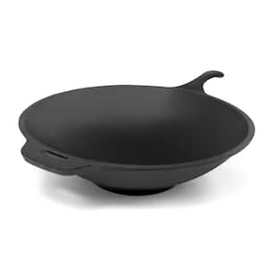 12 in. Cast Iron Wok