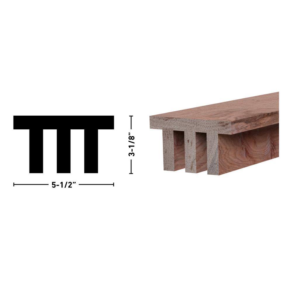 Rustic Red Oak Unfinished Decorative Faux Beam