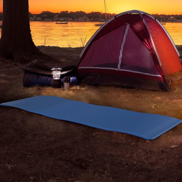 Wakeman Outdoors 72 in. Super Light Luxury Foam Black Camping Sleep Mat  M470011 - The Home Depot
