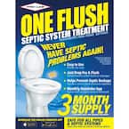 One Flush Septic Treatment 3 Month Supply
