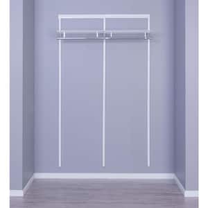 Genevieve 4 ft. Adjustable Closet Organizer Long Hanging Rod
