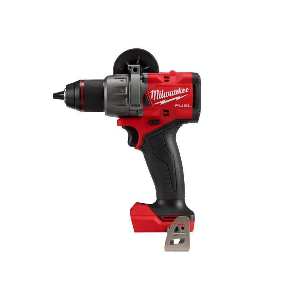 Milwaukee M18 FUEL 18V Lithium Ion Brushless Cordless 1 2 in. Hammer Drill Driver Tool Only 2904 20 The Home Depot